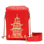 Chinese Takeout Box Chain Bag - Women Bags & Wallets - 21