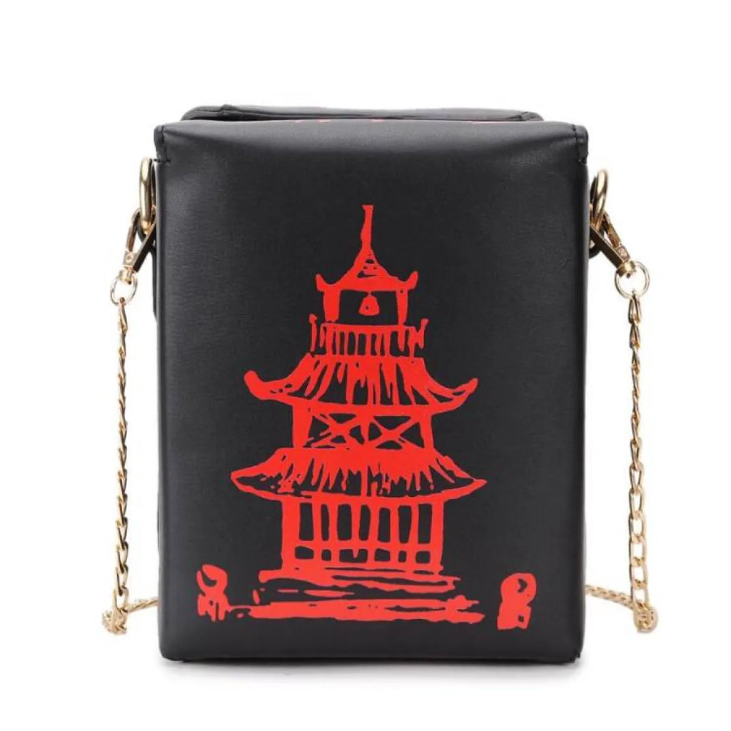 Chinese Takeout Box Chain Bag - Women Bags & Wallets - 23