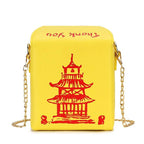 Chinese Takeout Box Chain Bag - Women Bags & Wallets - 28