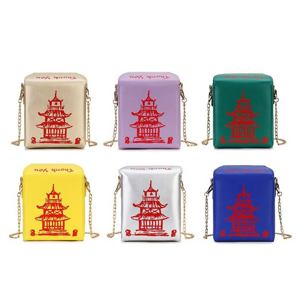 Chinese Takeout Box Chain Bag - Women Bags & Wallets - 9