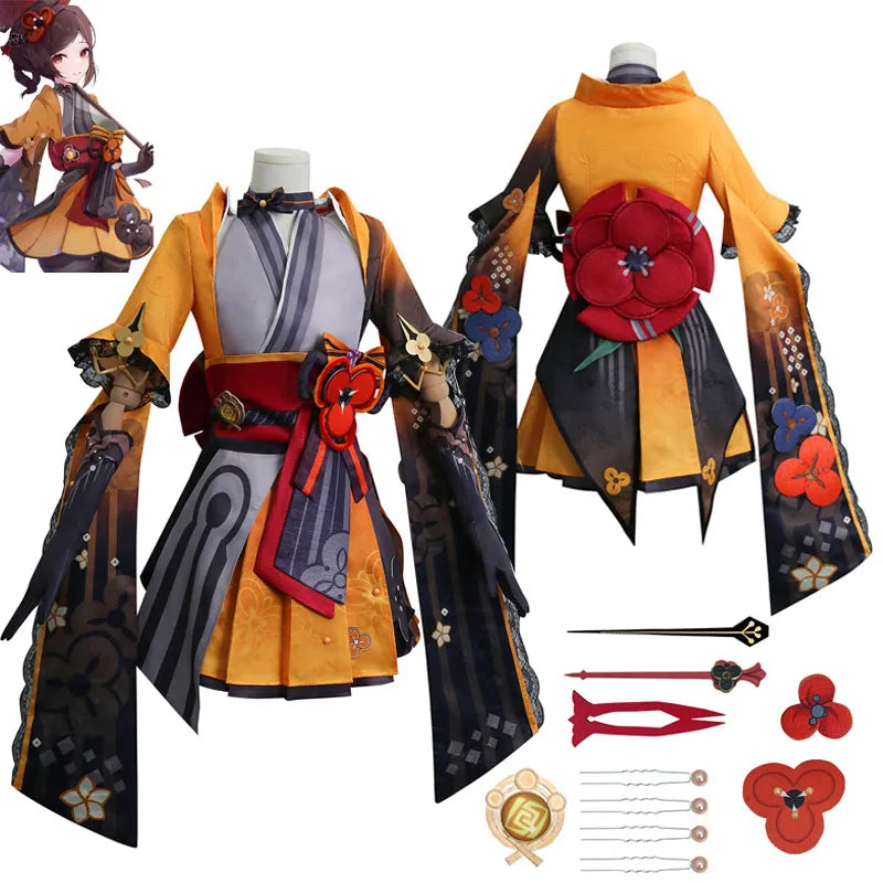 Chiori Cosplay Costume – Genshin Impact Outfit with Wig - Anime - Costumes - 2024 - 2 - Worldwide Shipping