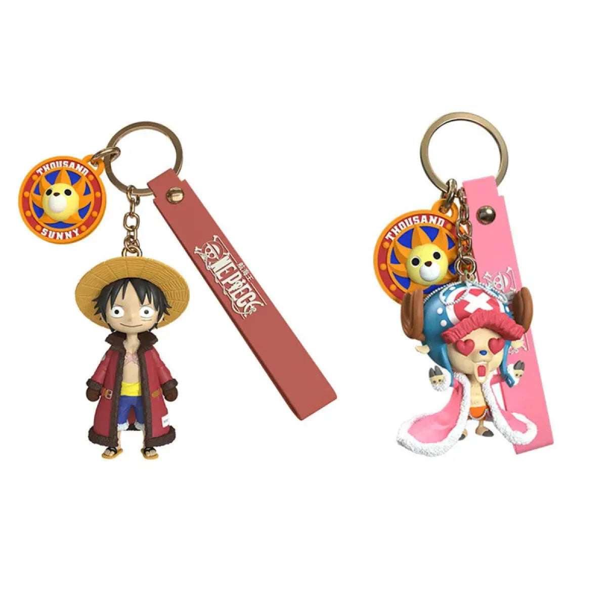 One Piece Luffy & Chopper Keychain Set - Anime - Keychain - 1