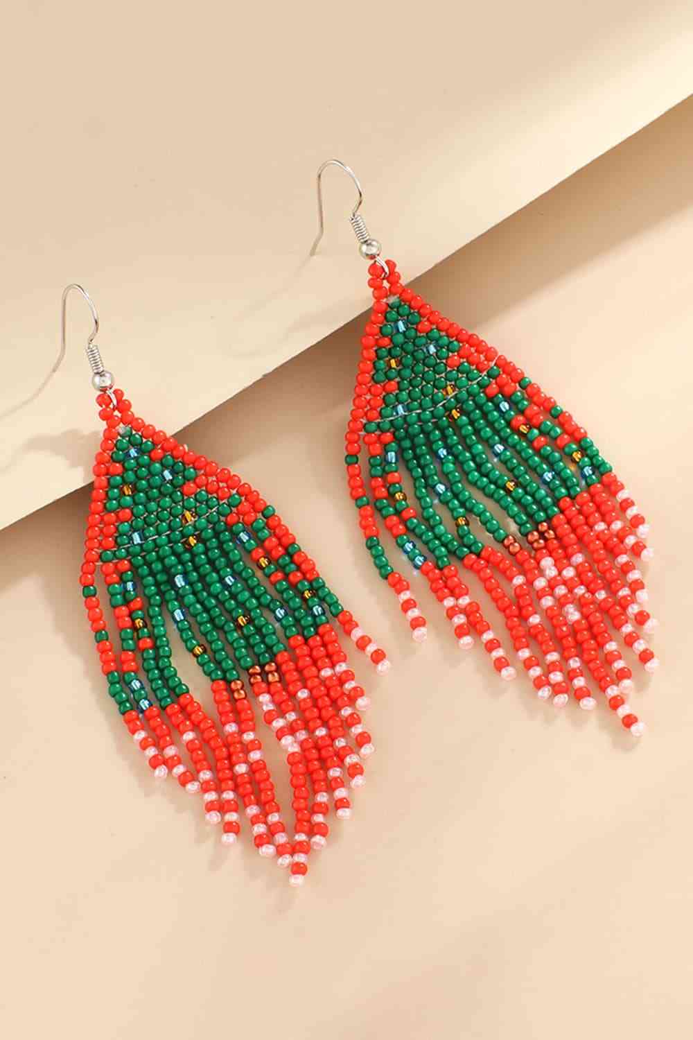 Christmas Beaded Earrings - Women’s Jewelry - Earrings - 7 - 2024