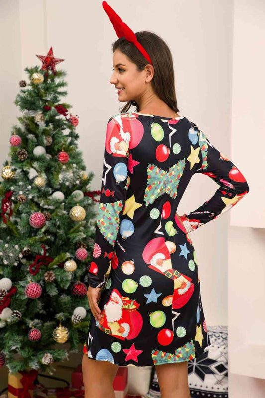 Full Size Christmas Long Sleeve Dress - All Dresses - Dresses - 2 - 2024