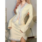 Sexy Christmas Party Velvet Dress - All Dresses - 25