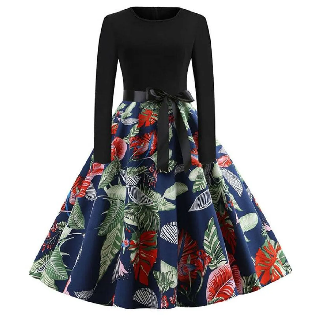 Women’s Christmas Styled Swing Dress - All Dresses - 14