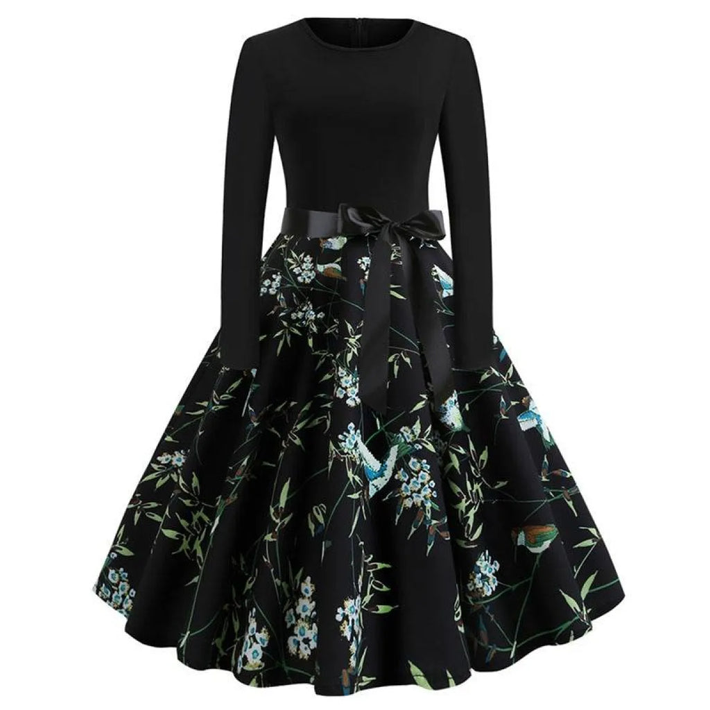 Women’s Christmas Styled Swing Dress - All Dresses - 11