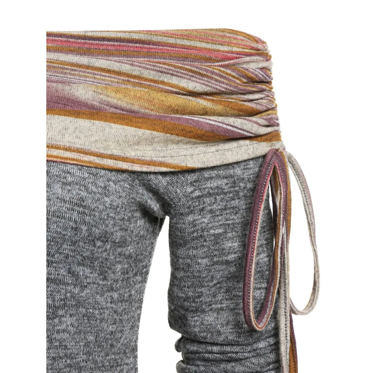 Cinched Striped Flare Dress - All Dresses - 10