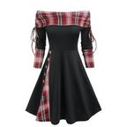 Cinched Striped Flare Dress - All Dresses - 25