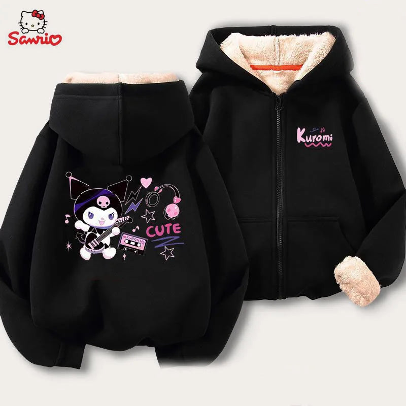 Sanrio Cartoon Cinnamoroll Cashmere Hoodie - A9 / M(50-60kg) - Hoodies & Sweatshirts - Clothing - 9 - 2024