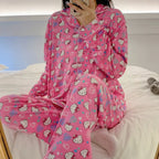 Hello Kitty Kuromi My Melody Cinnamoroll Flannel Pajamas - Pajamas - Pajamas - 16