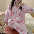 Hello Kitty Kuromi My Melody Cinnamoroll Flannel Pajamas - Pajamas - Pajamas - 15