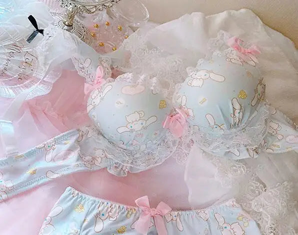 Harajuku Kawaii Cinnamoroll Lingerie Set - Women’s Clothing & Accessories - Lingerie - 5 - 2024