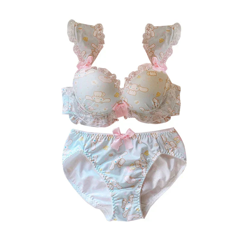 Harajuku Kawaii Cinnamoroll Lingerie Set - Blue / 70A - Women’s Clothing & Accessories - Lingerie - 7 - 2024