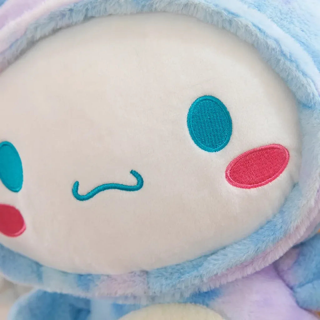 Large Kawaii Cinnamoroll Plush – Pastel Tie-Dye Comfort Pillow Toy - Sanrio - Plushie - 5