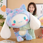 Large Kawaii Cinnamoroll Plush – Pastel Tie-Dye Comfort Pillow Toy - Sanrio - Plushie - 1