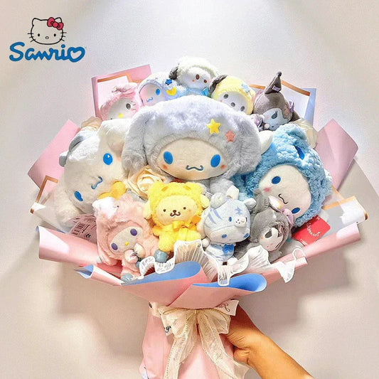 Kawaii My Melody & Cinnamoroll Plush Toy Bouquet - Plushies - Stuffed Animals - 1 - 2024