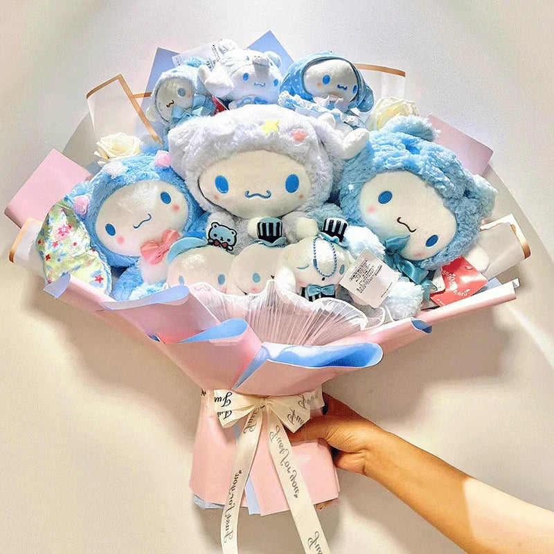 Kawaii My Melody & Cinnamoroll Plush Toy Bouquet - L - Plushies - Stuffed Animals - 3 - 2024