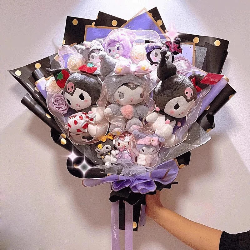 Kawaii My Melody & Cinnamoroll Plush Toy Bouquet - Plushies - Stuffed Animals - 4 - 2024