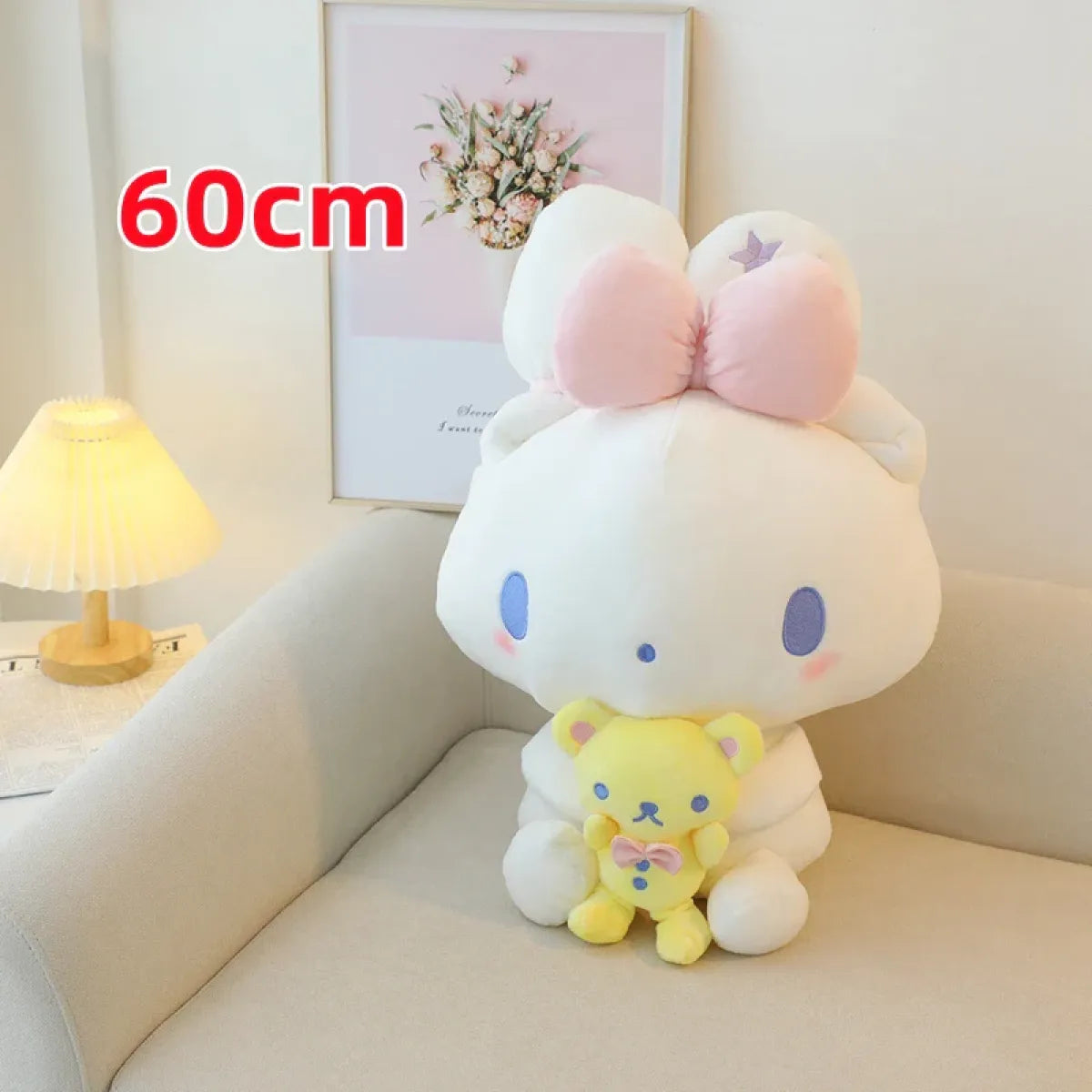 60cm Sanrio Kawaii Cinnamoroll Plush Toy - Plushies - 8