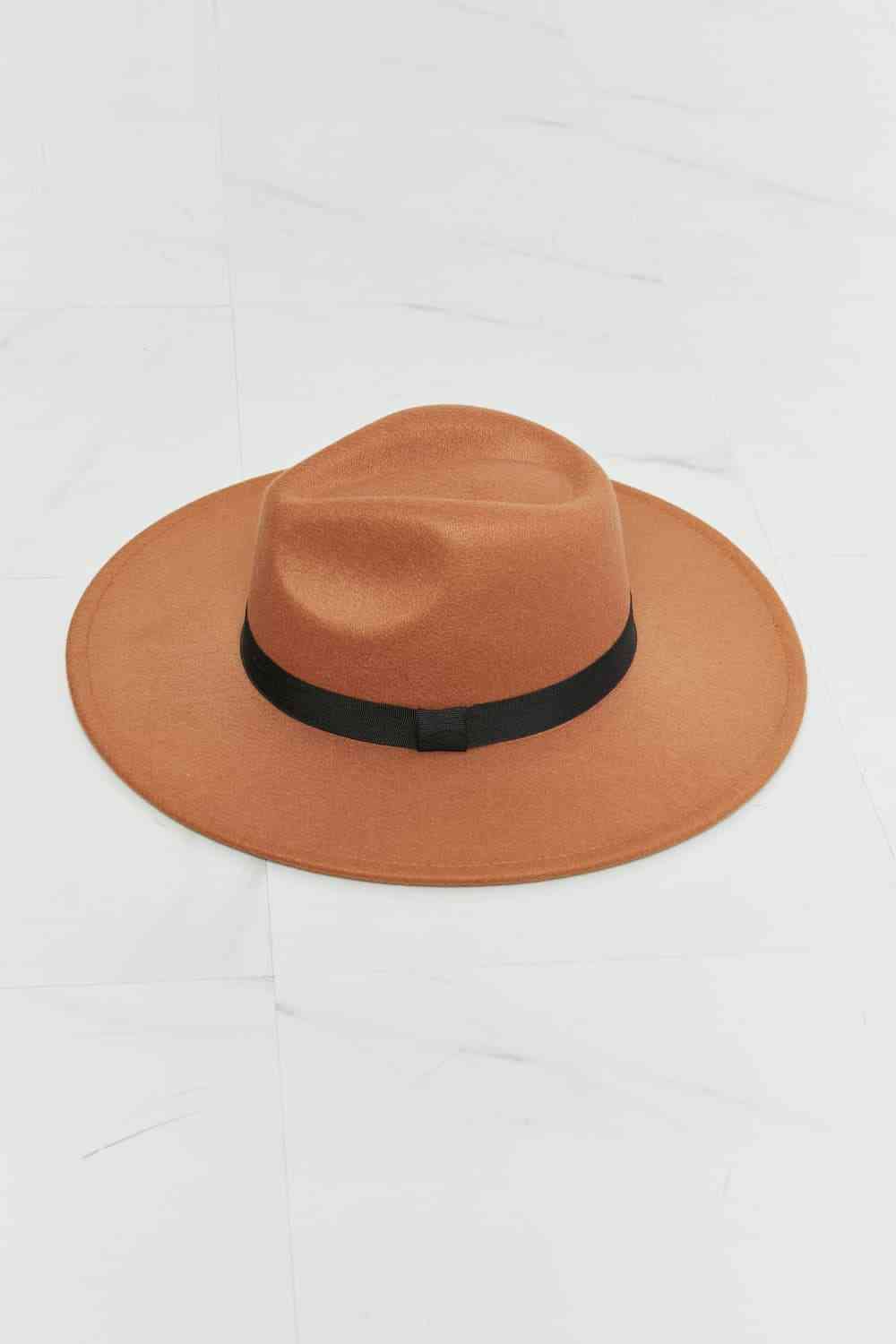 Enjoy The Simple Things Fedora Hat - Brown / One Size - Accessories - Hats - 4 - 2024