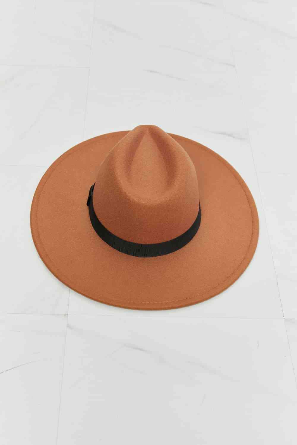 Enjoy The Simple Things Fedora Hat - Brown / One Size - Accessories - Hats - 5 - 2024