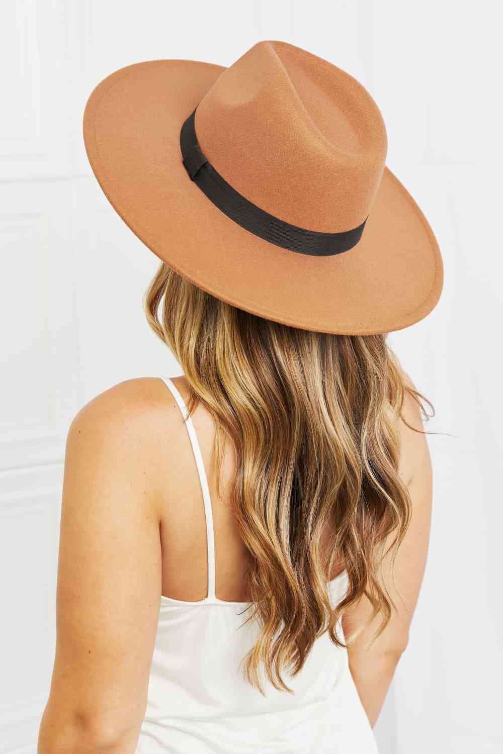 Enjoy The Simple Things Fedora Hat - Brown / One Size - Accessories - Hats - 3 - 2024