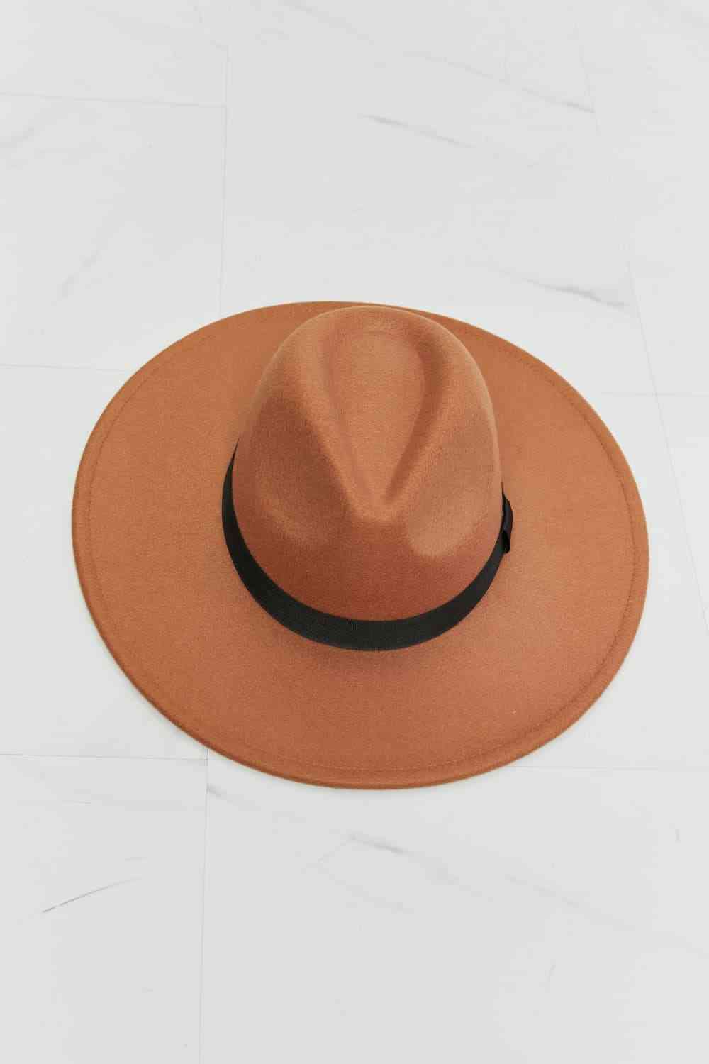 Enjoy The Simple Things Fedora Hat - Brown / One Size - Accessories - Hats - 6 - 2024