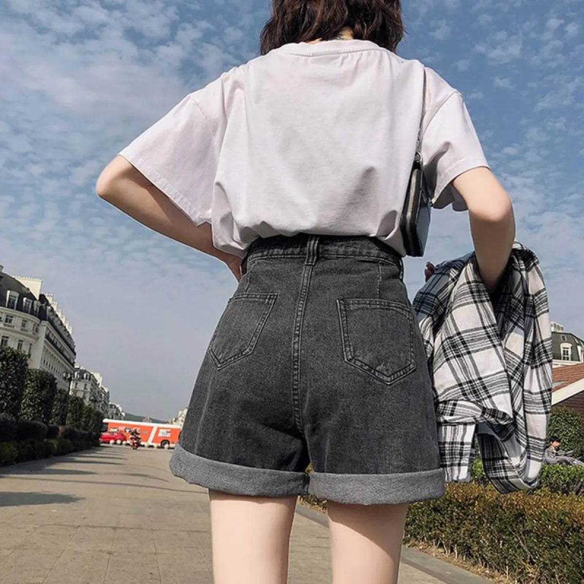 Classic Harajuku Jean Shorts - Bottoms - 4