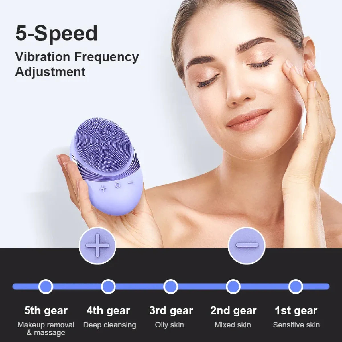 Kawaii Silicone Facial Cleansing Brush - Beauty & Health - Beauty & Health - 5