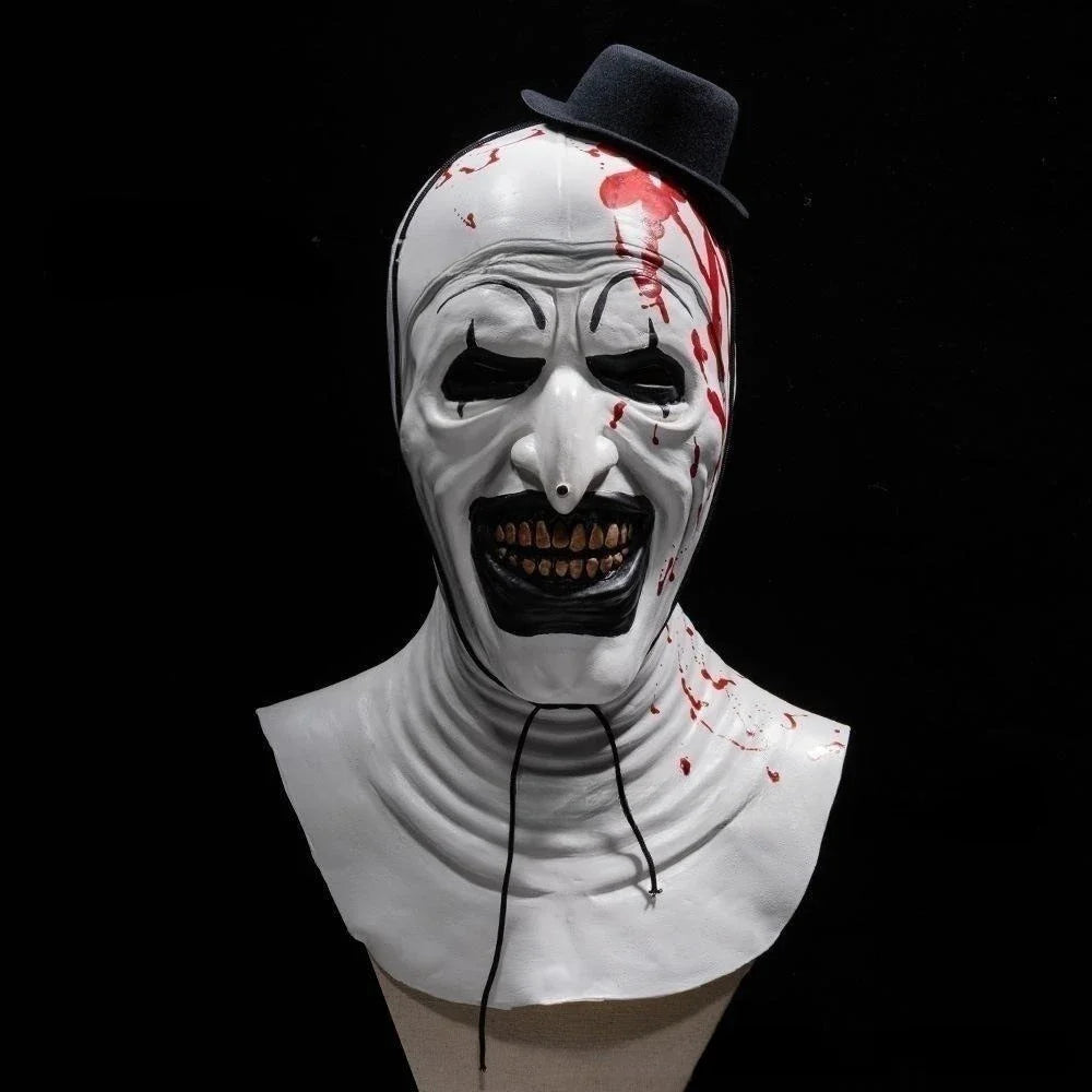 Terrifier 2 Art The Clown Cosplay Costume – Jumpsuit & Mask Halloween Set - Mask B(one size) / S - Women’s Clothing