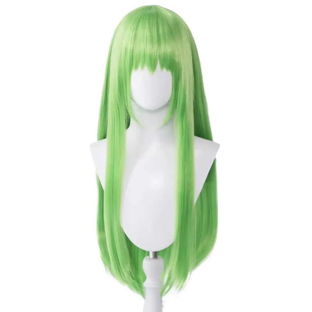 C.C. Code Geass Cosplay Costume Set with Wig - Women’s Clothing & Accessories - Cosplay - 7