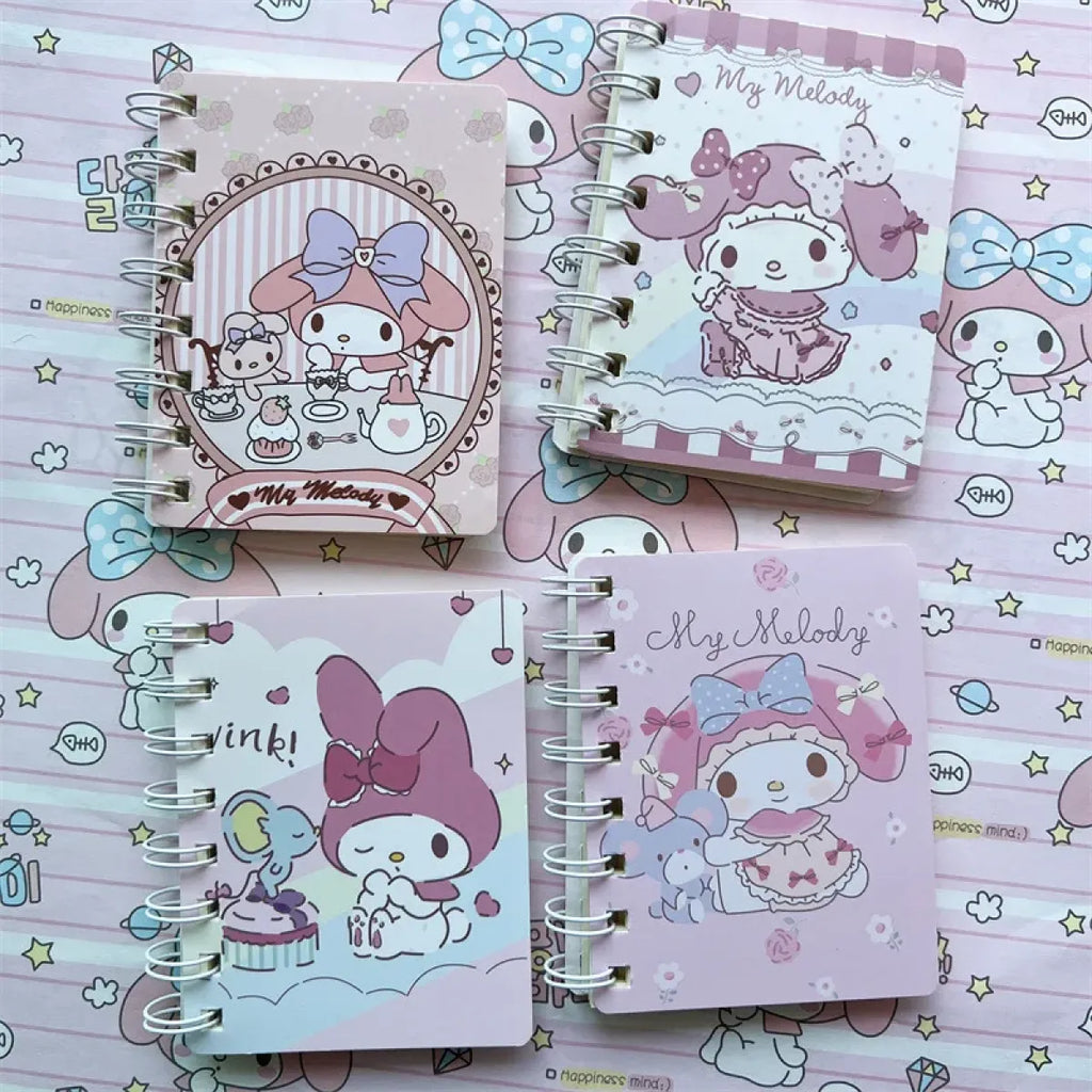 Sanrio Kuromi A7 Weekly Coil Notebook - Harajuku Style - Stationary & More - 8