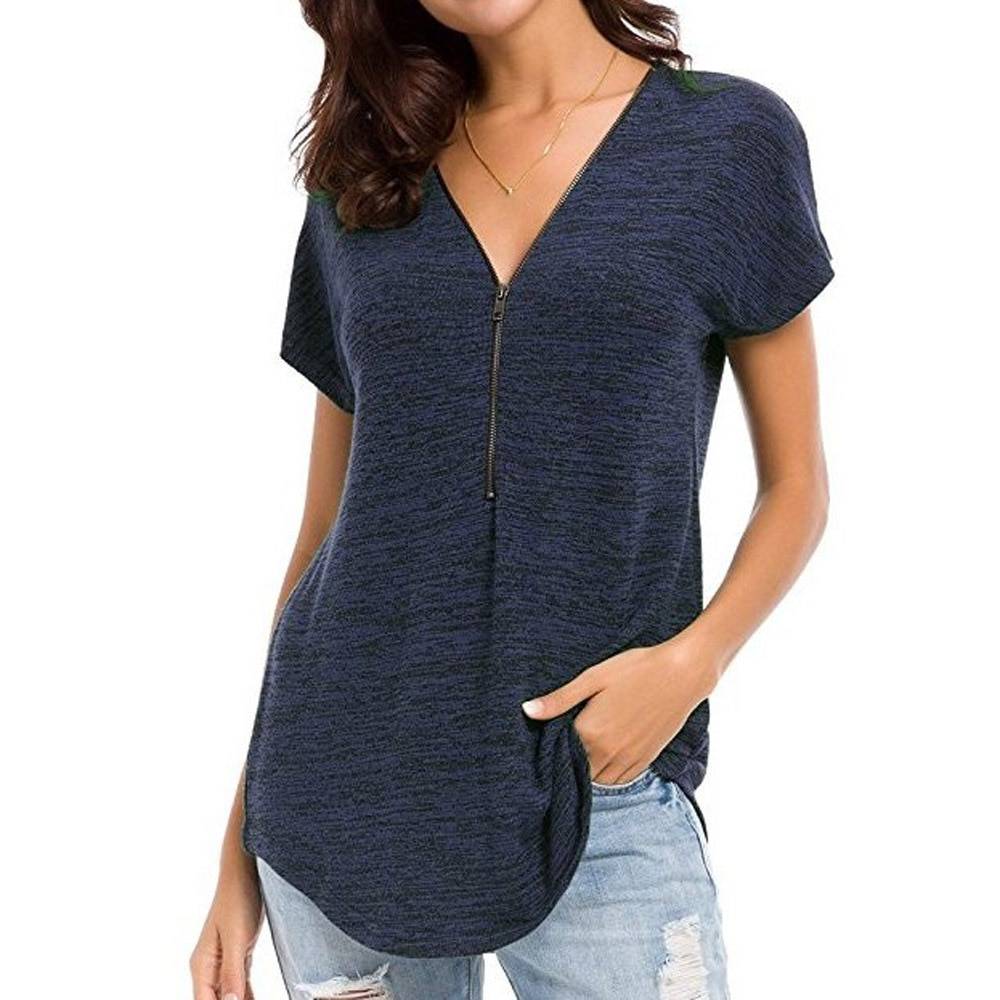 Colorful Cotton Women’s T - Dark Blue / XL - T-Shirts - Shirts & Tops - 24 - 2024