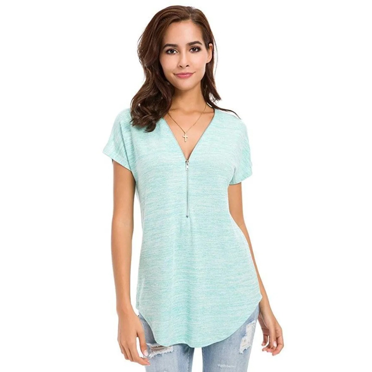Colorful Cotton Women’s T - T-Shirts - 29