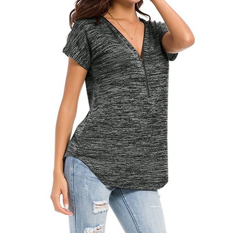 Colorful Cotton Women’s T - Gray / XL - T-Shirts - Shirts & Tops - 26 - 2024