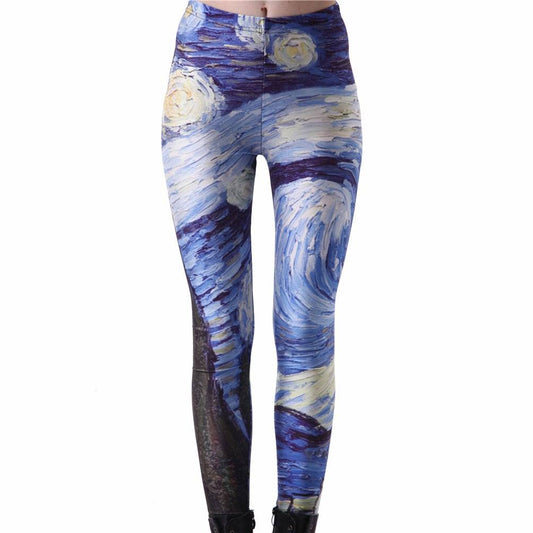 Colorful Universe Leggings - M - Bottoms - Pants - 1 - 2024