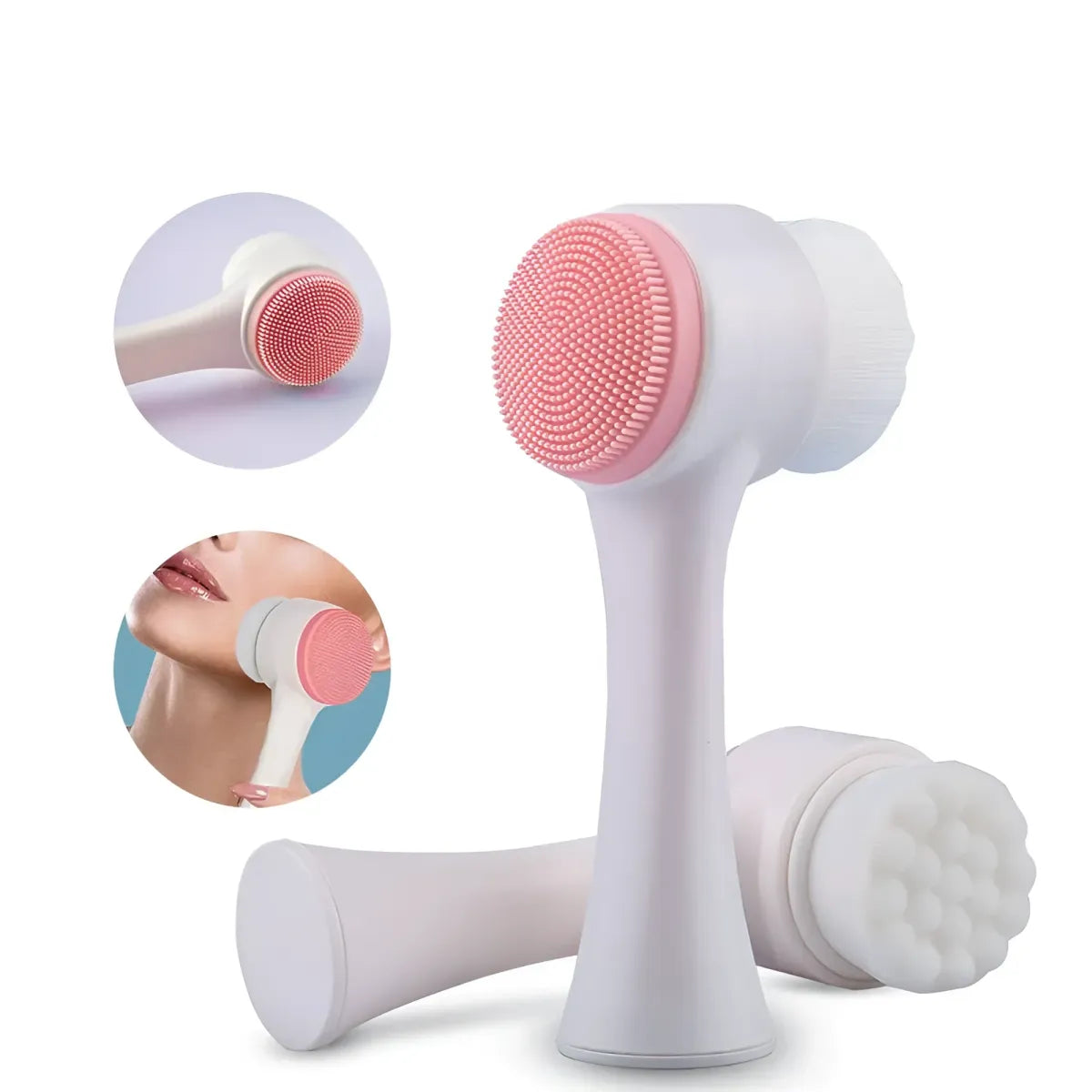 Colorful Waterproof Silicone Face Cleansing Brush - Skin Care - 8
