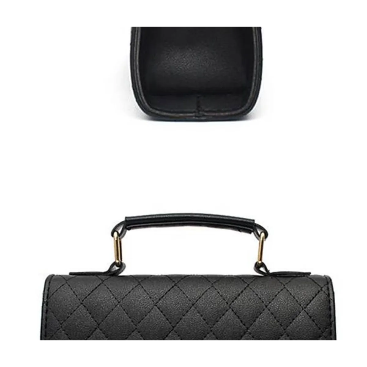 Compact Quilted Shoulder Bag - Women Bags & Wallets - 11