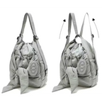 Nylon Bow Drawstring Convertible Backpack - Women Bags & Wallets - Backpack - 3
