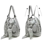 Nylon Bow Drawstring Convertible Backpack - Women Bags & Wallets - Backpack - 1