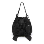 Nylon Bow Drawstring Convertible Backpack - Women Bags & Wallets - Backpack - 9