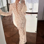 Coquette Lace Long Sleeve Dress - All Dresses - Dresses - 2