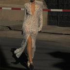 Coquette Lace Long Sleeve Dress - All Dresses - Dresses - 4