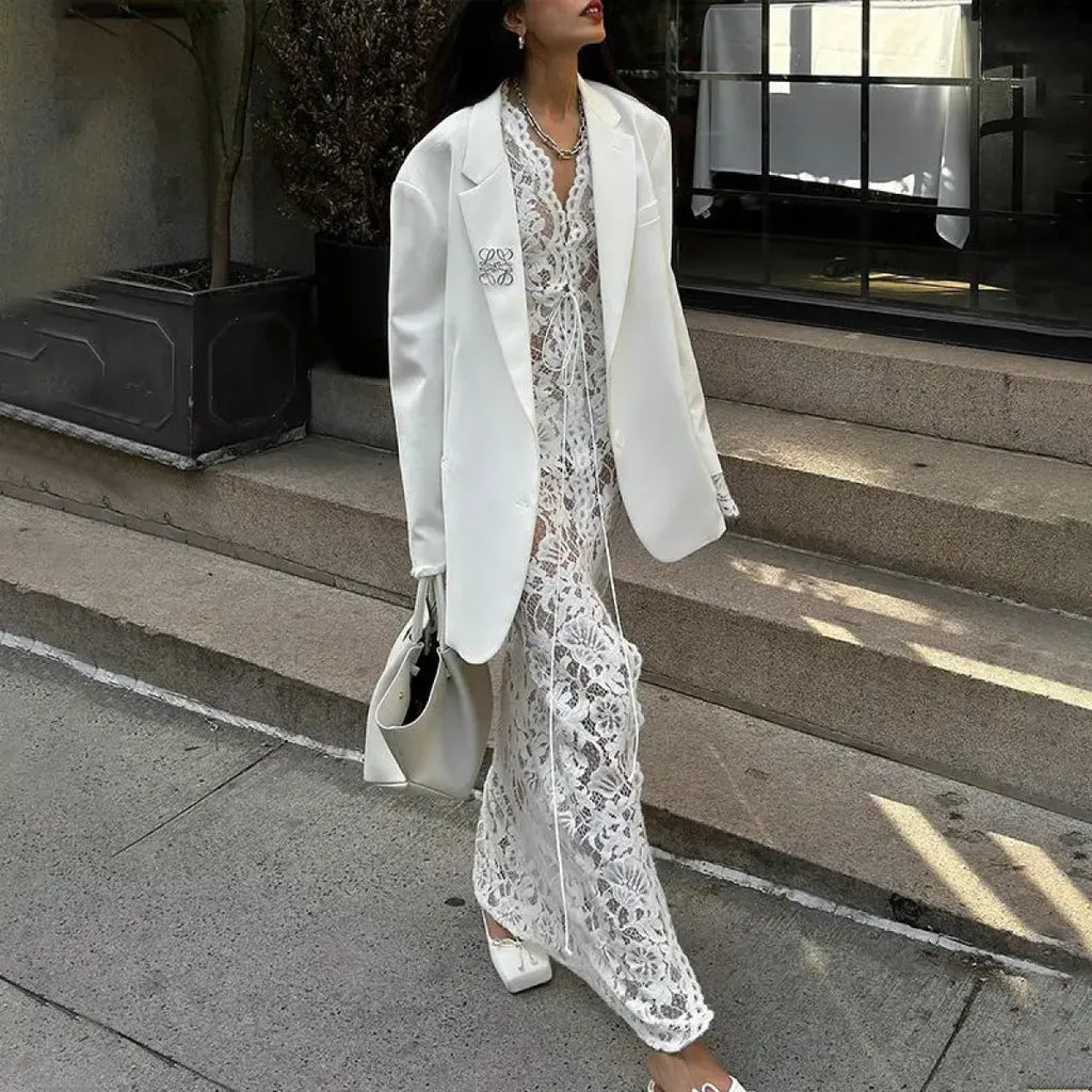 Coquette Lace Long Sleeve Dress - All Dresses - Dresses - 6