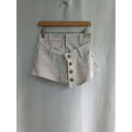 Low-Waisted Button Front Corduroy Mini Skirt - Bottoms - Mini Skirt - 7
