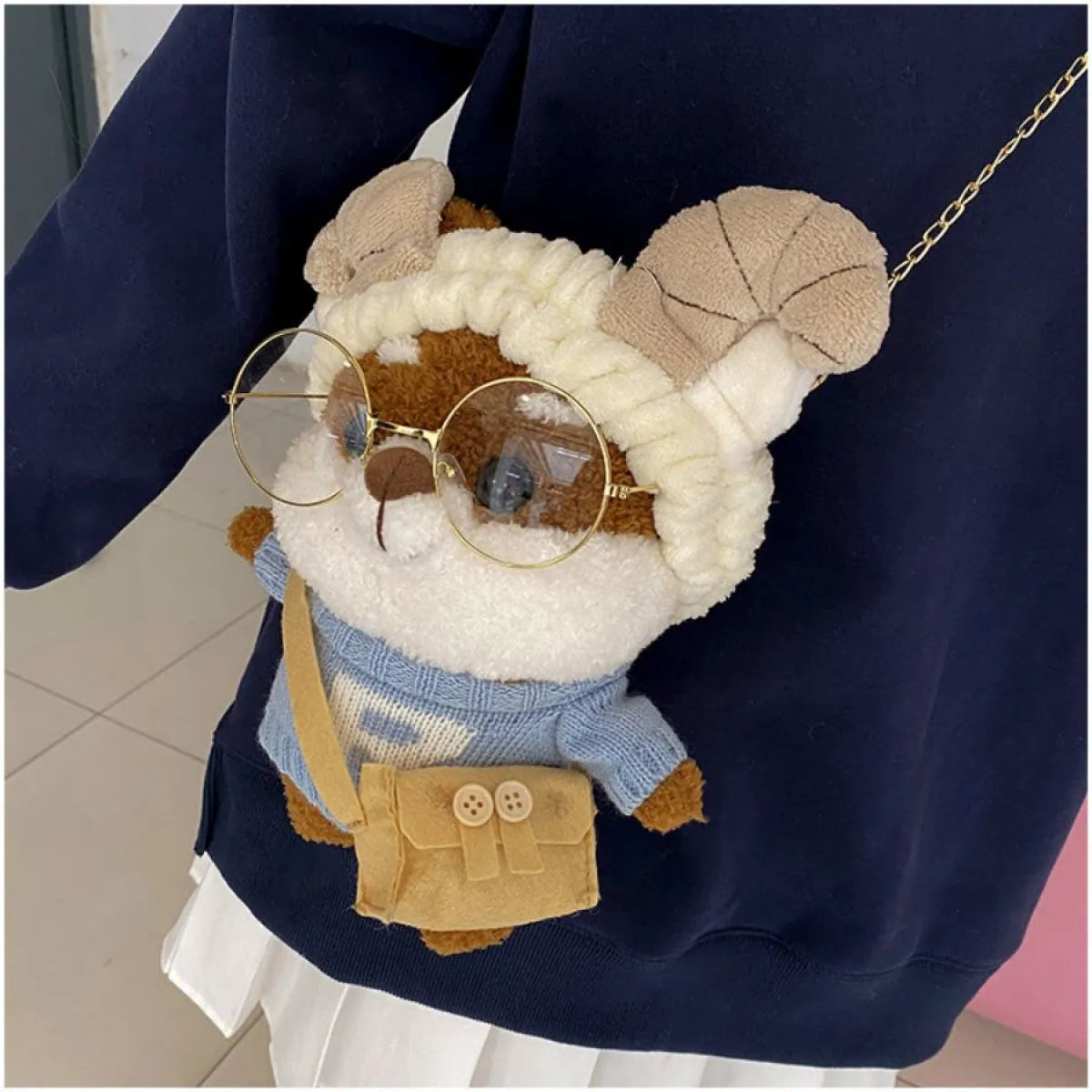 Corgi Kawaii Plush Backpack - Women Bags & Wallets - 1