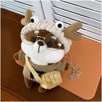 Corgi Kawaii Plush Backpack - Khaki / 25cm / Nearest Warehouse - Women Bags & Wallets - Clothing - 9 - 2024