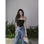 Strapless Gothic Lace-Up Corset Crop Top - Women’s Clothing & Accessories - Crop Tops - 5