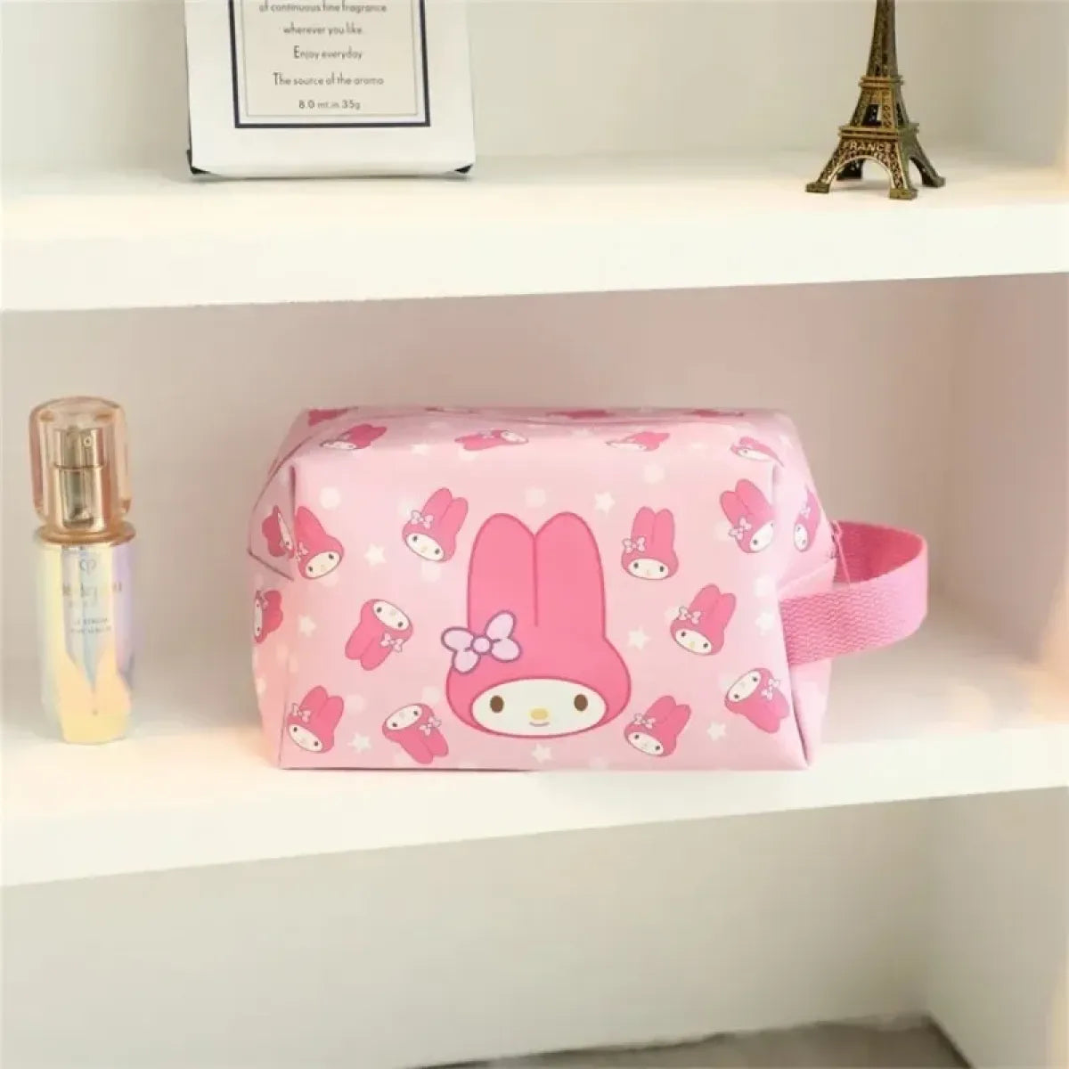Sanrio Keroppi & Hello Kitty Kawaii Cosmetic Bag - Harajuku Style - Pouch / Makeup Bag - 4